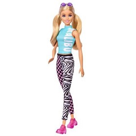 Bild på Barbie Fashionistas Docka Malibu Träningskläder