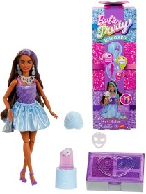 Bild på Barbie Glam Party Unboxed Purple Petite Docka