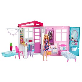 Bild på Barbie Dockhus och Barbiedocka