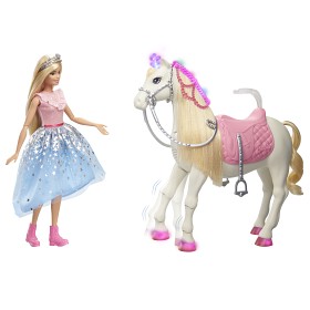 Bild på Barbie Princess Adventure Prinsessa och häst med ljus och ljud