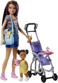 Bild på Barbie - Skipper Babysitters INC - Barnvakt med sulky