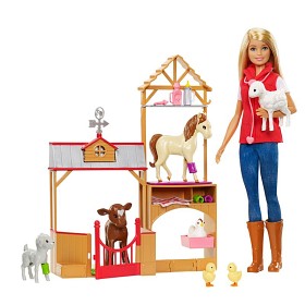 Bild på Barbie Veterinär med djur och tillbehör