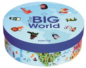 Bild på Barbo Toys Pussel Världskarta 200-bitar