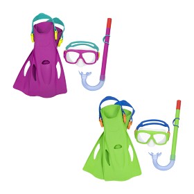 Bild på Bestway Hydro-Star Warsim Freestyle Snorkel Set 1-pack (Grönt eller Blått)
