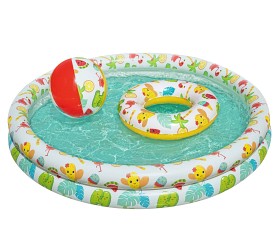 Bild på Bestway Pool 122x20 cm med badboll & badring