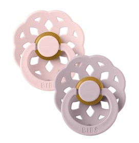 Bild på BIBS Boheme Latex Napp 2-pack 0-6m (Blossom/Dusky Lilac)