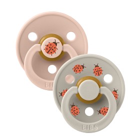 Bild på BIBS Colour Studio Latexnapp 2-pack Size 3 Ladybug (Blush Mix)