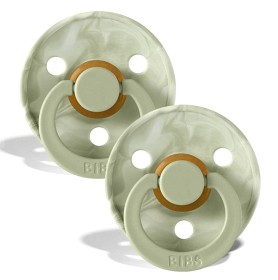 Bild på BIBS Colour Tie Dye Latex Napp 2-pack 0-6m (Sage Ivory)