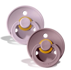 Bild på BIBS Colour Latex Napp 2-pack 0-6m (Dusky Lilac/Heather)
