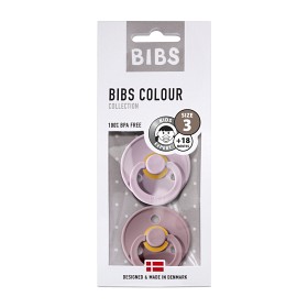 Bild på BIBS Napp Colour 2-pack 18m+ (Dusky Lilac/Heather)