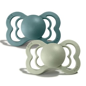 Bild på BIBS Supreme Silikon Napp 2-pack 6-18m (Island Sea/Sage)