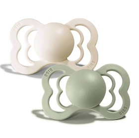 Bild på BIBS Supreme Silikon Napp 2-pack 6-18m (Ivory/Sage)