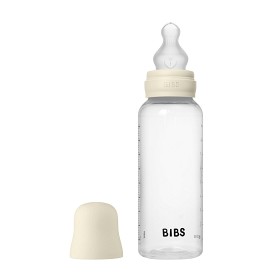 Bild på BIBS Nappflaska 270 ml Medium Flow (Ivory)