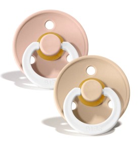 Bild på BIBS Colour Latex Nattnapp 2-pack 18m+ (Blush/Vanilla Night)