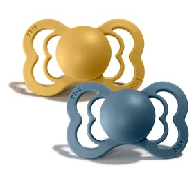 Bild på BIBS Supreme Latex Napp 2-pack 6-18 m (Mustard & Petrol)