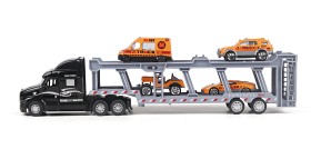 Bild på Biltransport med ljud och 4 småbilar (Svart)