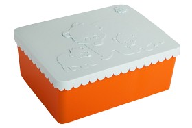 Bild på BLAFRE Matlåda 3 fack Bear (Blue/Orange)