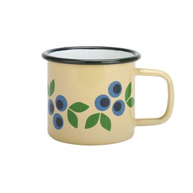 Bild på BLAFRE Mugg Emalj 250 ml Blåbär