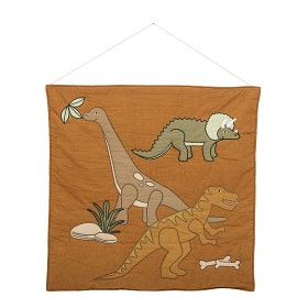 Bild på Bloomingville Isak Väggdekoration/Lekmatta Dino (Brun)