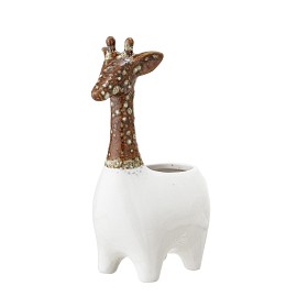Bild på Bloomingville Kruka Giraff (Vit)