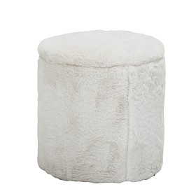 Bild på Bloomingville Sittpuff (Vit)