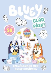 Bild på Bluey Glad påsk En målarbok med klistermärken