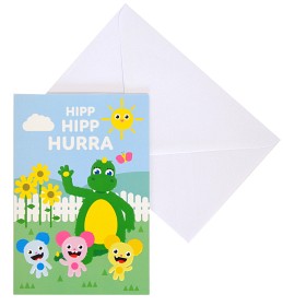 Bild på Bolibompa Gratulationskort (Hipp hipp hurra!)