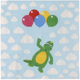Bild på Bolibompa Servetter 33x33 cm (Ballong)
