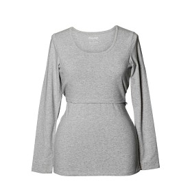 Bild på Boob Amningströja lång ärm (Grey melange)