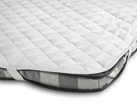 Bild på Borganäs Madrasskydd Juniorsäng (Vit)