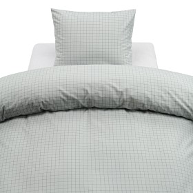 Bild på Borganäs Påslakanset 150x210 cm Birger Flanell (Grön)