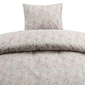 Bild på Borganäs Påslakanset 150x210 cm Floret (Sand)