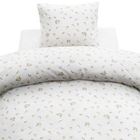 Bild på Borganäs Påslakanset 150x210 cm Lemons (Gul)