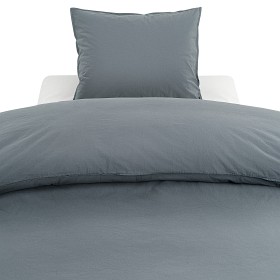 Bild på Borganäs Påslakanset 150x210 cm Percale (Midnattsblå)