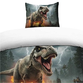 Bild på Borganäs Påslakanset 150x210 cm Dinosaur