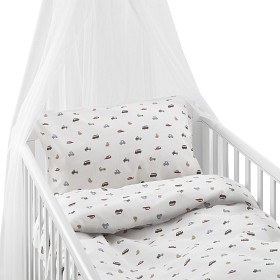 Bild på Borganäs Påslakanset Spjälsäng John (Beige)