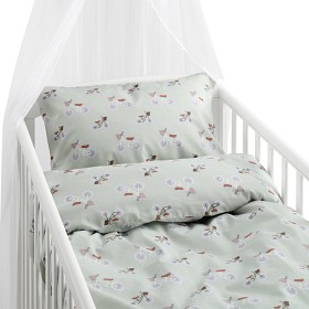 Bild på Borganäs Påslakanset Spjälsäng Plingeling (Grön)