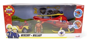 Bild på Brandman Sam Mercury och Wallaby med Figur