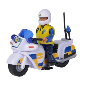 Bild på Brandman Sam Polismotorcykel med figur Malcom