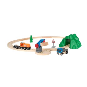 Bild på BRIO World 33878 Startset med lyftkran och lastsats