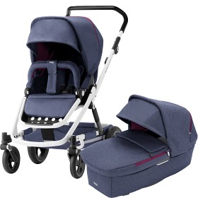 Bild på Britax Go Next2 Duovagn Oxford Navy Vitt chassi