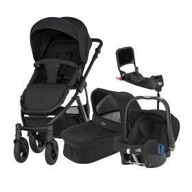 Bild på Britax Smile 2  Duovagn med Baby-Safe Plus SHR II , handtagsskydd och Basenhet
