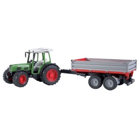 Bild på Bruder Fendt 209 S w/frontloader & tipping trailer