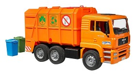 Bild på Bruder MAN TGA sopbil (orange)