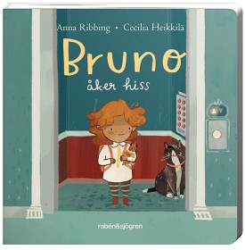 Bild på Bruno åker hiss