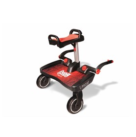 Bild på Buggy Board Ståbräda Maxi och Sadel (Röd/Röd)