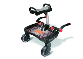 Bild på Buggy Board Ståbräda Maxi och Sadel (Grå)