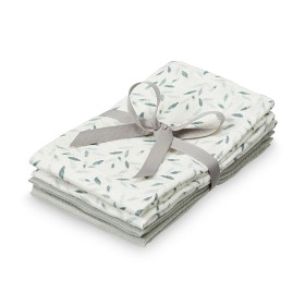 Bild på Cam Cam Tvättlappar Muslin 4-p (Green Leaves)