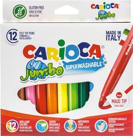 Bild på Carioca Jumbofiberpennor 12 st