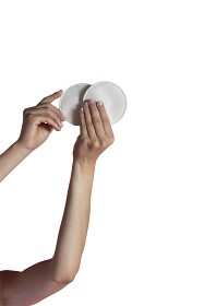 Bild på Carriwell Amningsinlägg tvättbara 6pack (Vit)